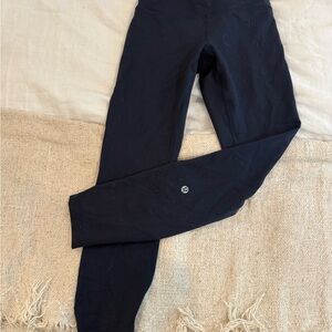 Lululemon Athletica Black Leggings Sleek Performance Bottoms